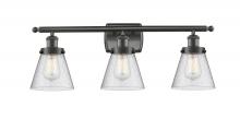 Innovations Lighting 916-3W-OB-G64 - Cone - 3 Light - 26 inch - Oil Rubbed Bronze - Bath Vanity Light