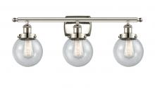 Innovations Lighting 916-3W-PN-G204-6 - Beacon - 3 Light - 26 inch - Polished Nickel - Bath Vanity Light