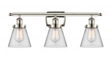 Innovations Lighting 916-3W-PN-G62 - Cone - 3 Light - 26 inch - Polished Nickel - Bath Vanity Light