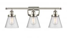 Innovations Lighting 916-3W-PN-G64 - Cone - 3 Light - 26 inch - Polished Nickel - Bath Vanity Light