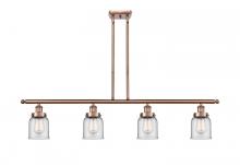 Innovations Lighting 916-4I-AC-G52 - Bell - 4 Light - 48 inch - Antique Copper - Stem Hung - Island Light