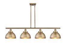 Innovations Lighting 916-4I-BB-MFD-10-BB - Derby - 4 Light - 48 inch - Brushed Brass - Stem Hung - Island Light