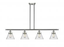 Innovations Lighting 916-4I-SN-G44 - Cone - 4 Light - 48 inch - Brushed Satin Nickel - Stem Hung - Island Light