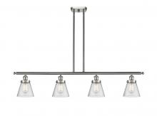 Innovations Lighting 916-4I-SN-G64 - Cone - 4 Light - 48 inch - Brushed Satin Nickel - Stem Hung - Island Light