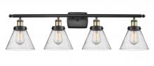 Innovations Lighting 916-4W-BAB-G44 - Cone - 4 Light - 38 inch - Black Antique Brass - Bath Vanity Light