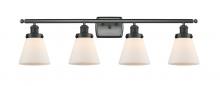 Innovations Lighting 916-4W-BK-G61 - Cone - 4 Light - 36 inch - Matte Black - Bath Vanity Light