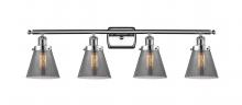 Innovations Lighting 916-4W-PC-G63 - Cone - 4 Light - 36 inch - Polished Chrome - Bath Vanity Light