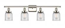 Innovations Lighting 916-4W-PN-G52 - Bell - 4 Light - 36 inch - Polished Nickel - Bath Vanity Light