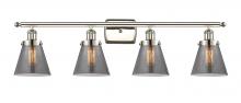 Innovations Lighting 916-4W-PN-G63 - Cone - 4 Light - 36 inch - Polished Nickel - Bath Vanity Light