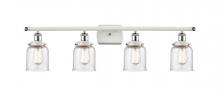 Innovations Lighting 916-4W-WPC-G54 - Bell - 4 Light - 36 inch - White Polished Chrome - Bath Vanity Light