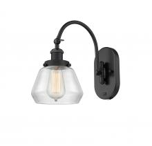 Innovations Lighting 918-1W-BK-G172 - Fulton - 1 Light - 7 inch - Matte Black - Sconce