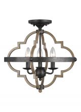 Generation Lighting 7724903EN-846 - Three Light Semi-Flush Mount