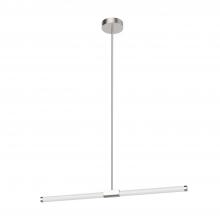 Cooks Lighting Items LP18537-BN - Akari 37-in Brushed Nickel LED Linear Pendant