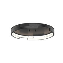 Cooks Lighting Items FM52719-BK - Anello Minor 19-in Black LED Flush Mount