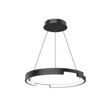 Cooks Lighting Items PD52719-BK - Anello Minor 19-in Black LED Pendant