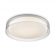 Cooks Lighting Items FM48618-5CCT - Aston 18-in Clear LED Flush Mount