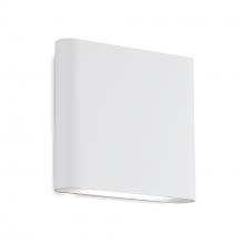 Cooks Lighting Items AT68006-WH-UNV - Slate 6-in White LED All terior Wall