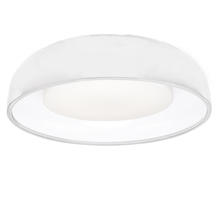 Cooks Lighting Items FM13124-WH - Beacon 24-in White LED Flush Mount