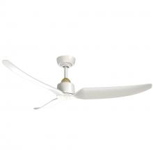 Cooks Lighting Items CF92952-BG/WH - Hugo 52-in Brushed Gold/Matte White FAN Ceiling Fan