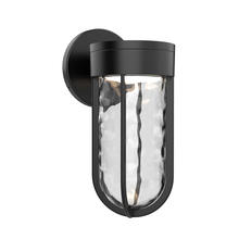 Cooks Lighting Items EW17611-BK - Davy 9-in Black LED Exterior Wall Sconce