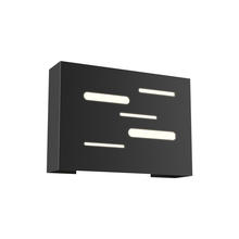 Cooks Lighting Items EW37206-BK - DYNAMO ACRYLIC EXTERIOR WALL BLACK 10W, 120VAC WITH LED DRIVER, 3000K, 90CRI