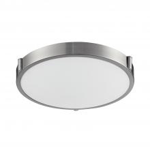 Cooks Lighting Items 501112-LED - Floyd 13-in Brushed Nickel LED Flush Mount