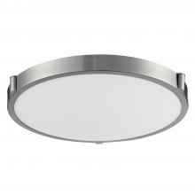 Cooks Lighting Items 501122-LED - Floyd 17-in Brushed Nickel LED Flush Mount