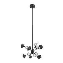 Cooks Lighting Items CH50825-BK - Geode 25-in Black LED Chandeliers