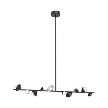 Cooks Lighting Items LP50851-BK - Geode 51-in Black LED Linear Pendant