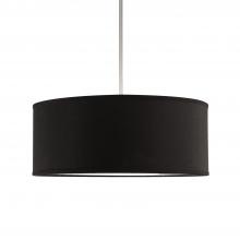 Cooks Lighting Items 41083B - Gregory 20-in Black 3 Lights Pendant