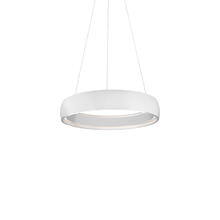 Cooks Lighting Items PD22723-WH - Halo 23-in White LED Pendant