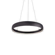 Cooks Lighting Items PD22735-BK - Halo 35-in Black LED Pendant