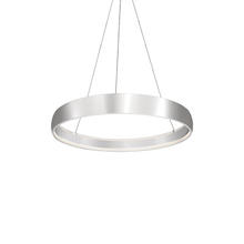 Cooks Lighting Items PD22735-BS - Halo 35-in Brushed Silver LED Pendant