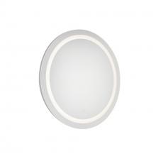 Cooks Lighting Items VM40432-5CCT - Hillmont 32-in Sandblasted Merc Edge LED Vanity Mirror