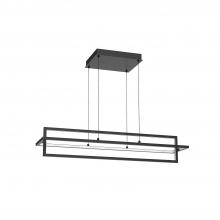 Cooks Lighting Items LP16236-BK-UNV-010 - Mondrian 36-in Black LED Linear Pendant