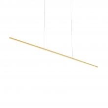 Cooks Lighting Items LP18260-BG-UNV - Vega Minor 60-in Brushed Gold LED Linear Pendant