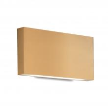 Cooks Lighting Items AT6610-BG - Mica 10-in Brushed Gold LED Wall Sconce