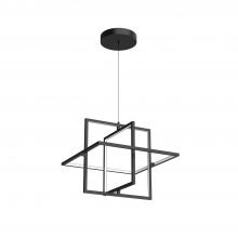 Cooks Lighting Items PD16320-BK - Mondrian 20-in Black LED Pendant