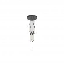 Cooks Lighting Items MP75113-BK - Motif 13-in Black LED Multi Pendant