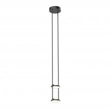 Cooks Lighting Items PD72208-BK - Novel 8-in Black LED Pendant