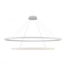 Cooks Lighting Items CH79253-WH - Ovale 2 Layer White LED Chandelier