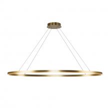 Cooks Lighting Items LP79153-BG - Ovale 53-in Brushed Gold LED Linear Pendant