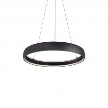 Cooks Lighting Items PD22735-BK-UNV - Halo 35-in Black LED Pendant