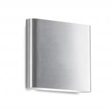 Cooks Lighting Items AT6506-BN-UNV - Slate 6-in Brushed Nickel LED All terior Wall