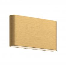 Cooks Lighting Items AT68010-BG - Slate 10-in Brushed Gold LED Wall Sconce