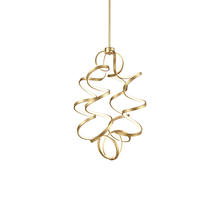 Cooks Lighting Items CH93934-AN - Synergy 34-in Antique Brass LED Chandeliers