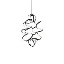 Cooks Lighting Items CH93934-BK - Synergy 34-in Black LED Chandeliers