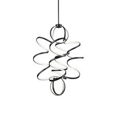 Cooks Lighting Items CH93941-BK - Synergy 41-in Black LED Chandeliers