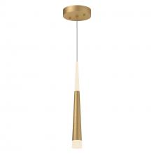 Cooks Lighting Items 402501BG-LED - Ultra 2-in Brushed Gold LED Pendant