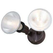 Vaxcel International T0690 - 6.75-in. 2 Light Outdoor Security Flood Light Bronze